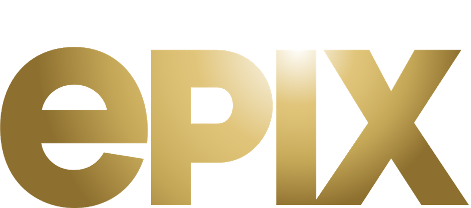 Il logo della rete televisiva Epix